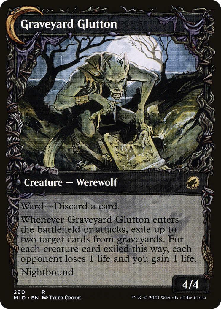 墓地の侵入者/Graveyard Trespasser - 墓地の大食い/Graveyard Glutton [MID-BF][ショーケース]