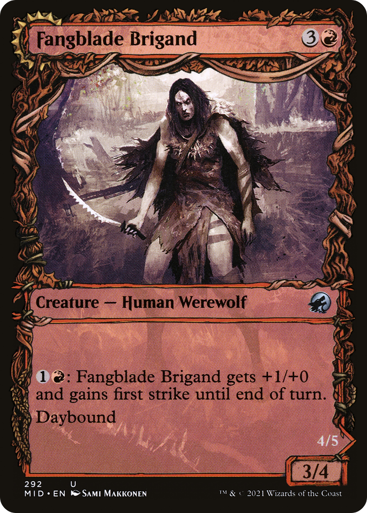 牙刃の盗賊/Fangblade Brigand - 牙刃の腸抜き/Fangblade Eviscerator [MID-BF][ショーケース]