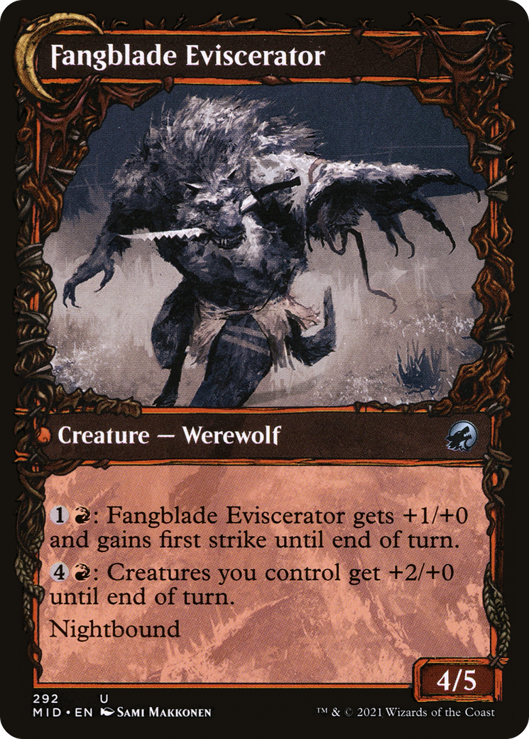 牙刃の盗賊/Fangblade Brigand - 牙刃の腸抜き/Fangblade Eviscerator [MID-BF][ショーケース]