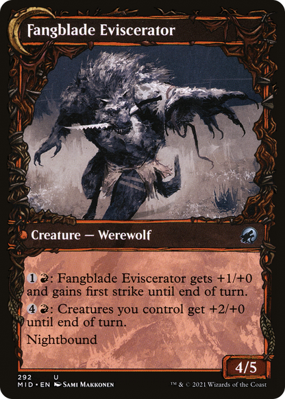 牙刃の盗賊/Fangblade Brigand - 牙刃の腸抜き/Fangblade Eviscerator [MID-BF][ショーケース]