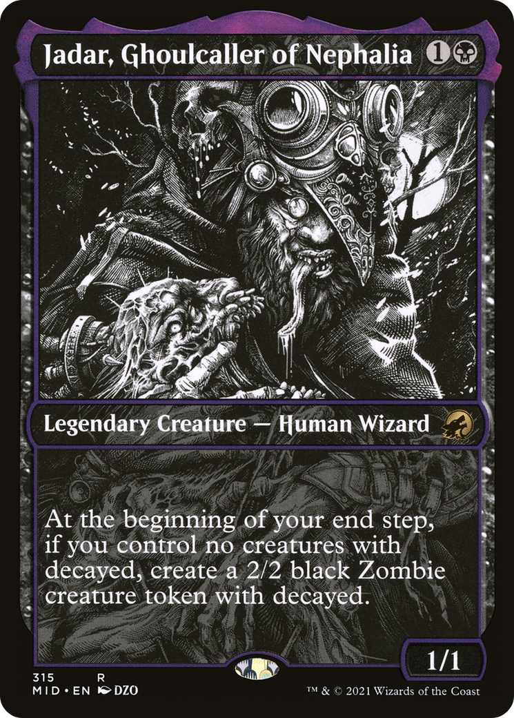 ネファリアのグール呼び、ジャダー/Jadar, Ghoulcaller of Nephalia [MID-BF][ショーケース]