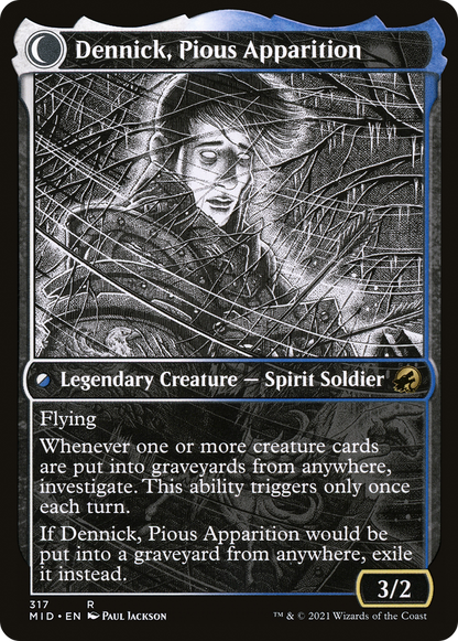 敬虔な新米、デニック/Dennick, Pious Apprentice - 敬虔な心霊、デニック/Dennick, Pious Apparition [MID-BF][ショーケース]