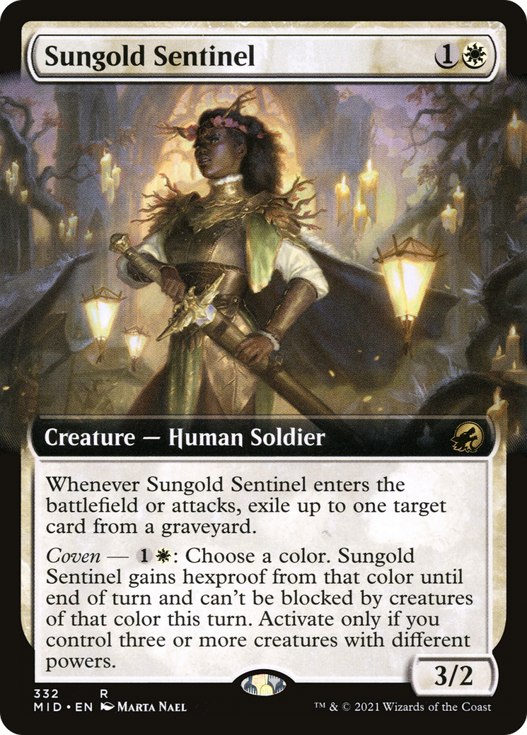 日金の歩哨/Sungold Sentinel [MID-BF][拡張アート][FOIL]