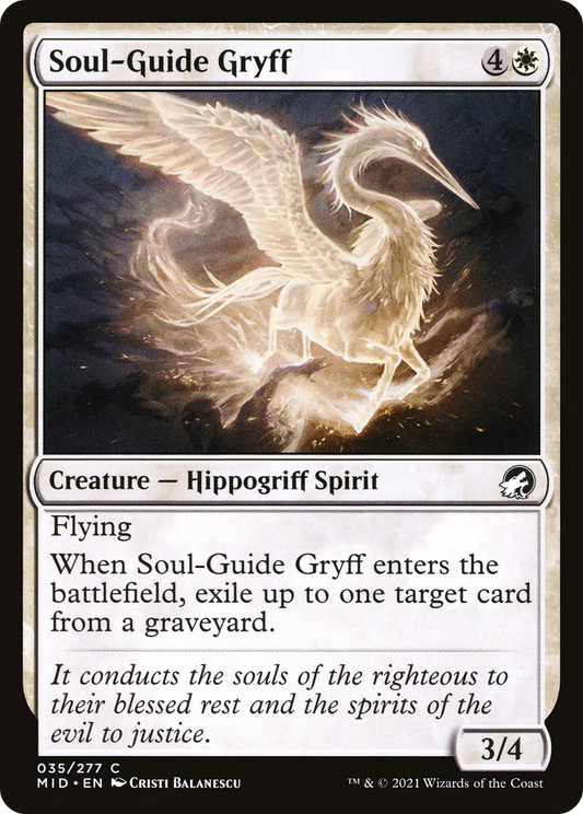 魂標グリフ/Soul-Guide Gryff [MID][FOIL]