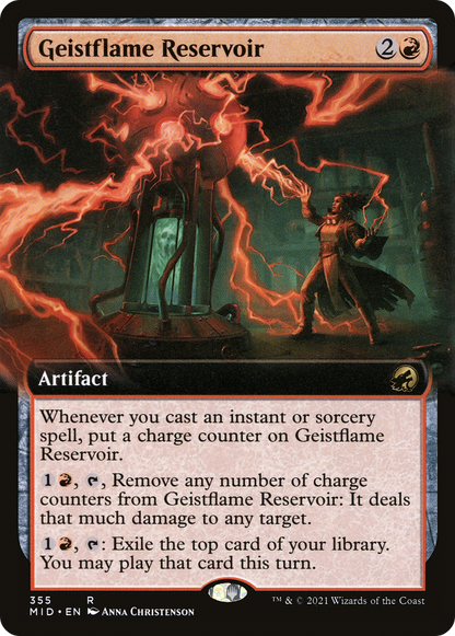 霊炎貯蔵器/Geistflame Reservoir [MID-BF][拡張アート][FOIL]