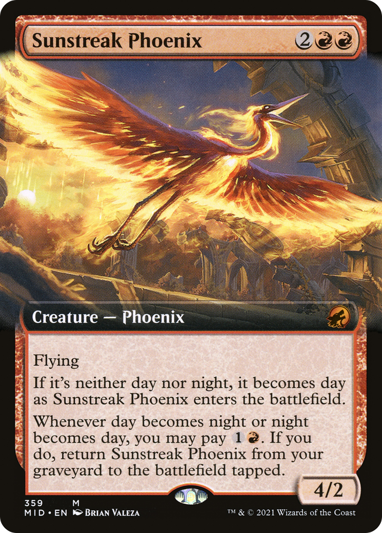 太陽筋のフェニックス/Sunstreak Phoenix [MID-BF][拡張アート]