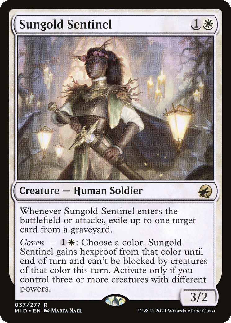 日金の歩哨/Sungold Sentinel [MID][FOIL]