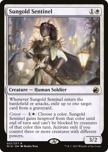 日金の歩哨/Sungold Sentinel [MID][FOIL]