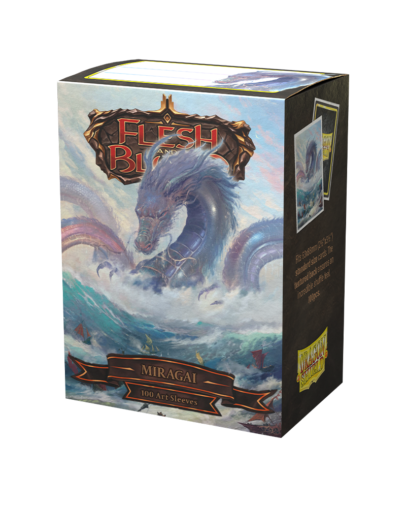 ドラゴンシールド Flesh & Blood - Miragai - Matte Art Sleeves  100枚入り [‎AT-16058]