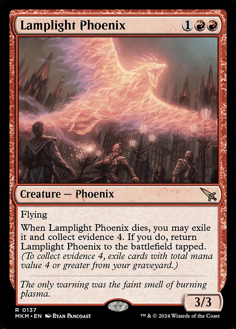 ランプ光のフェニックス/Lamplight Phoenix [MKM] [FOIL]