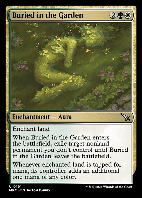 庭園への埋設/Buried in the Garden [MKM] [FOIL]