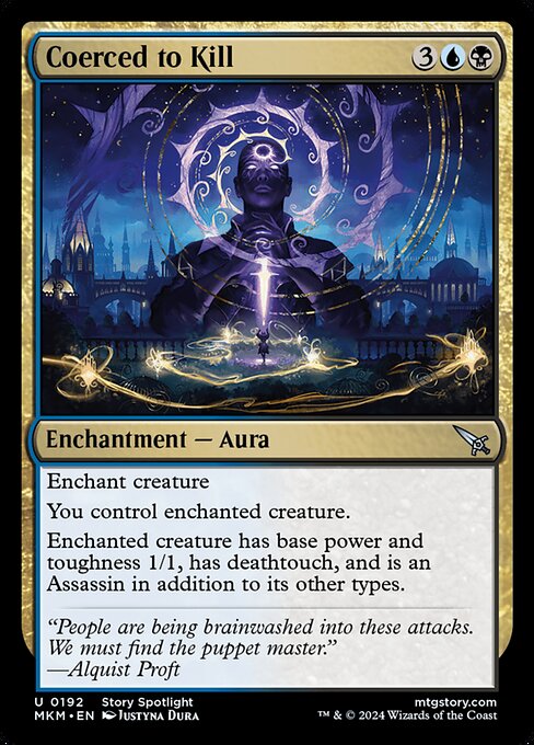 殺害の強要/Coerced to Kill [MKM] [FOIL]