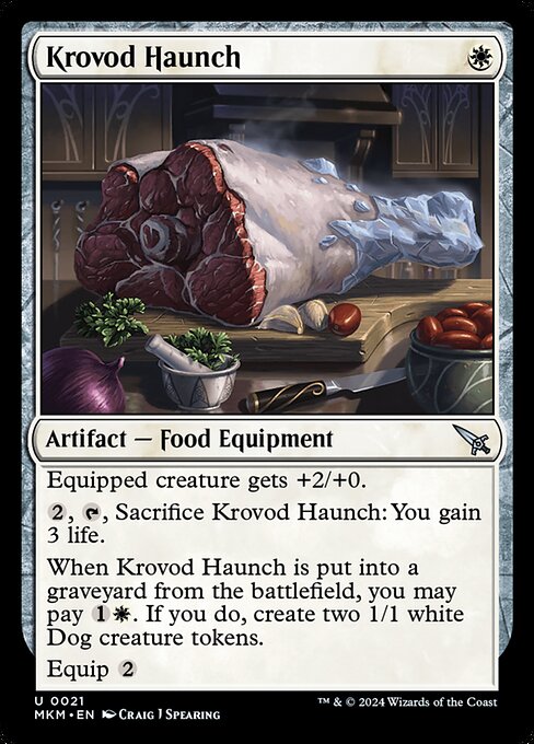 クロヴァドの脚肉/Krovod Haunch [MKM] [FOIL]