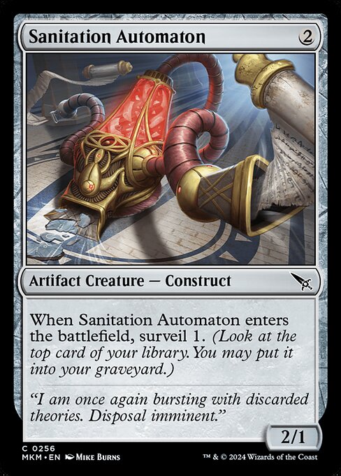 衛生管理用自動機械/Sanitation Automaton [MKM] [FOIL]