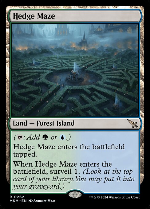 迷路庭園/Hedge Maze [MKM] [FOIL]