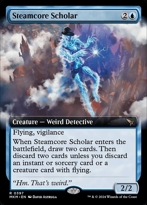 蒸気核の学者/Steamcore Scholar [MKM-BF][拡張アート][FOIL]