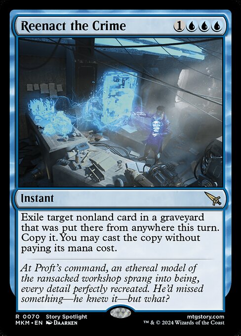 犯行現場の再現/Reenact the Crime [MKM] [FOIL]