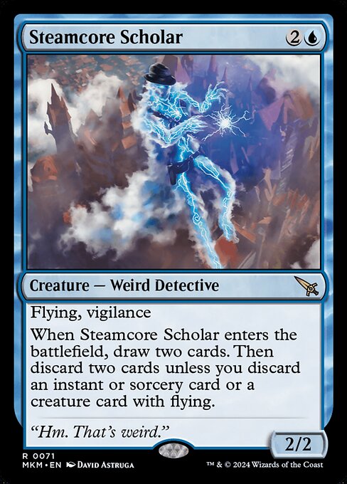 蒸気核の学者/Steamcore Scholar [MKM] [FOIL]