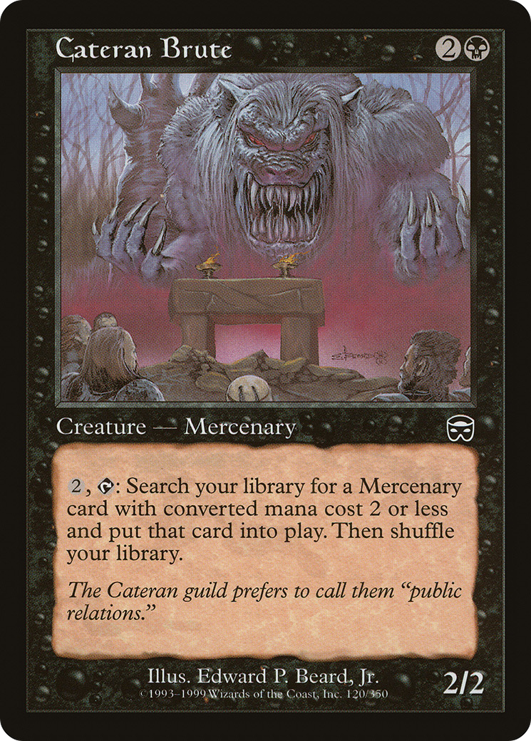 カテラン組合の粗暴者/Cateran Brute [MMQ] [FOIL]