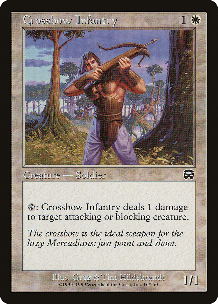 弩弓歩兵/Crossbow Infantry [MMQ] [FOIL]