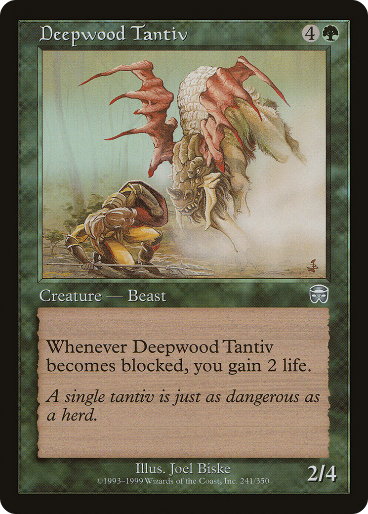 ディープウッドのタンティブ/Deepwood Tantiv [MMQ] [FOIL]