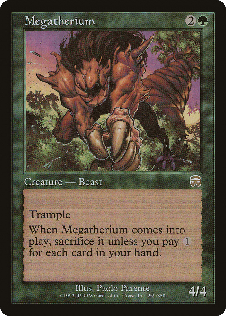 メガセリウム/Megatherium [MMQ] [FOIL]
