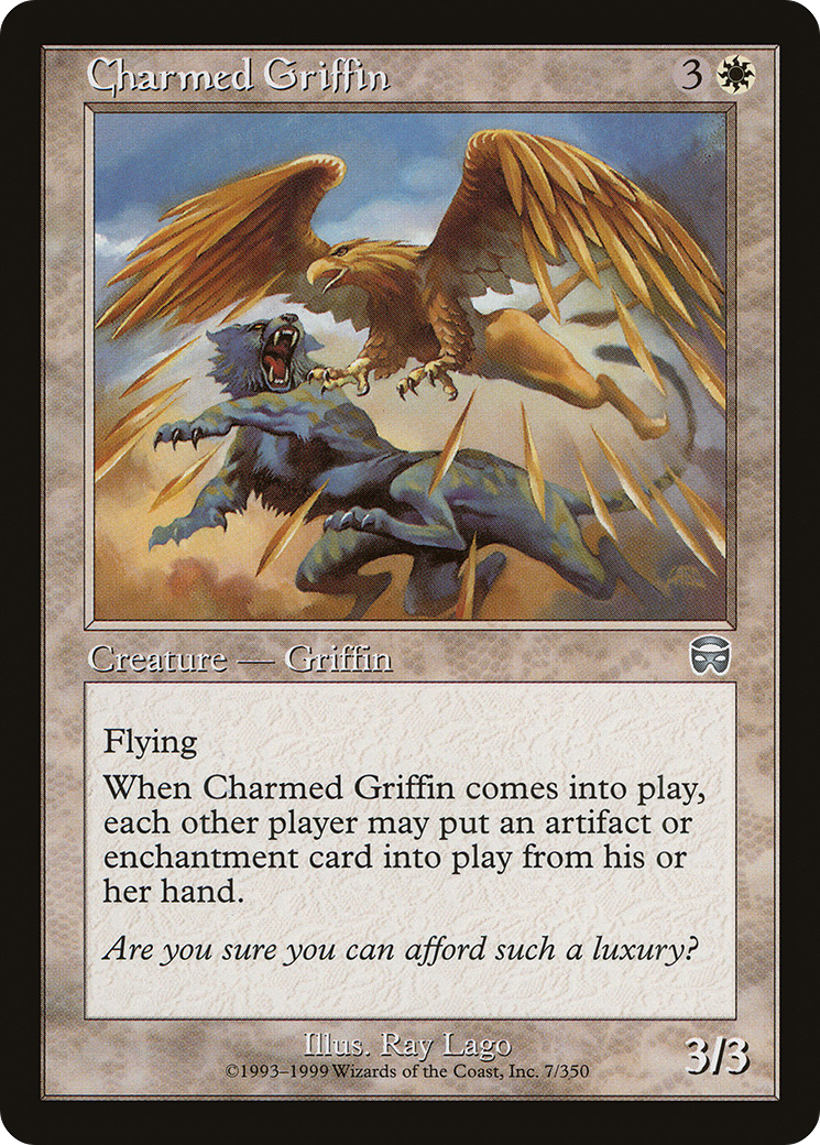 魅せられたグリフィン/Charmed Griffin [MMQ] [FOIL]