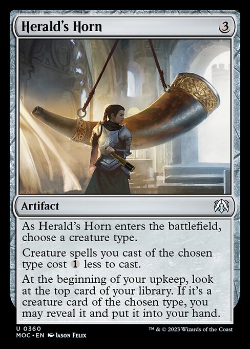 通報の角笛/Herald's Horn [MOC]