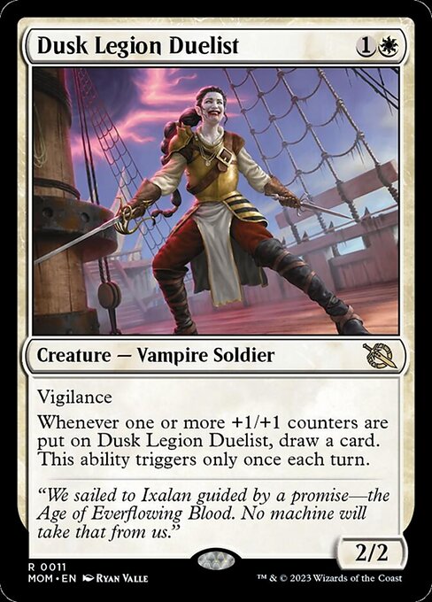 薄暮軍団の決闘者/Dusk Legion Duelist [MOM]
