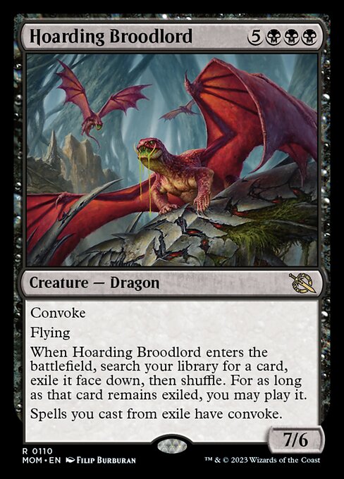 溜め込む親玉/Hoarding Broodlord [MOM] [FOIL]