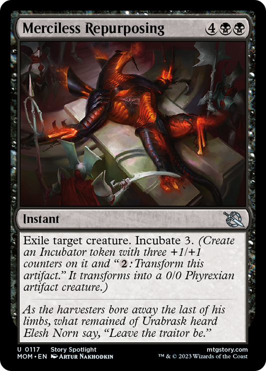 無慈悲な再利用/Merciless Repurposing [MOM] [FOIL]