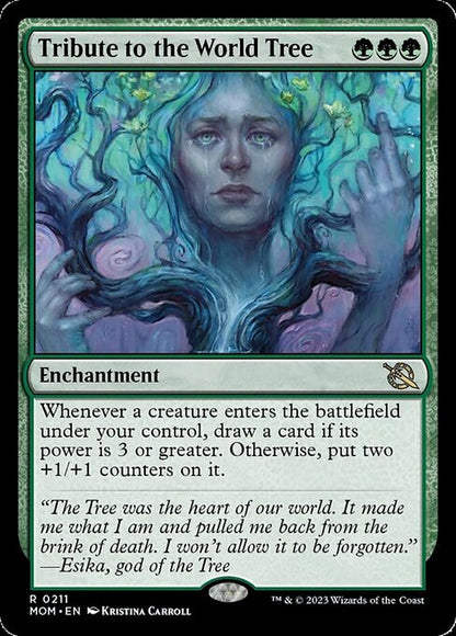 世界樹への貢納/Tribute to the World Tree [MOM] [FOIL]