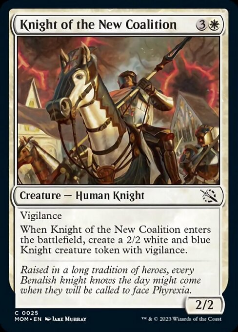 新たな連合の騎士/Knight of the New Coalition [MOM]