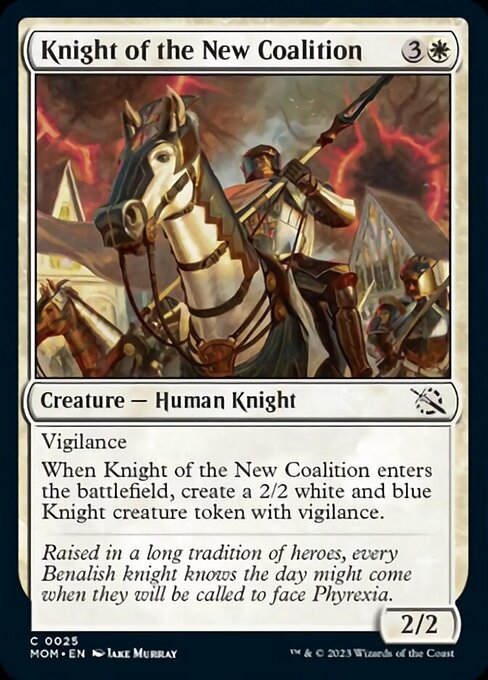 新たな連合の騎士/Knight of the New Coalition [MOM] [FOIL]