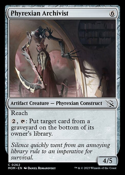 ファイレクシアの文書管理人/Phyrexian Archivist [MOM]