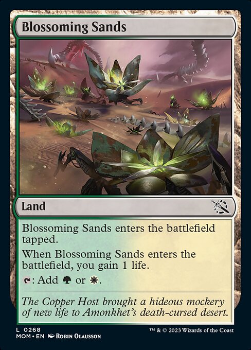 花咲く砂地/Blossoming Sands [MOM] [FOIL]