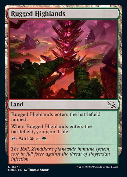 岩だらけの高地/Rugged Highlands [MOM] [FOIL]