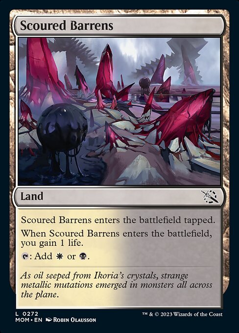 磨かれたやせ地/Scoured Barrens [MOM] [FOIL]