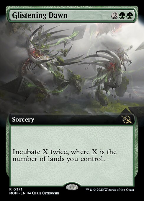 ぎらつく夜明け/Glistening Dawn [MOM-BF][拡張アート][FOIL]