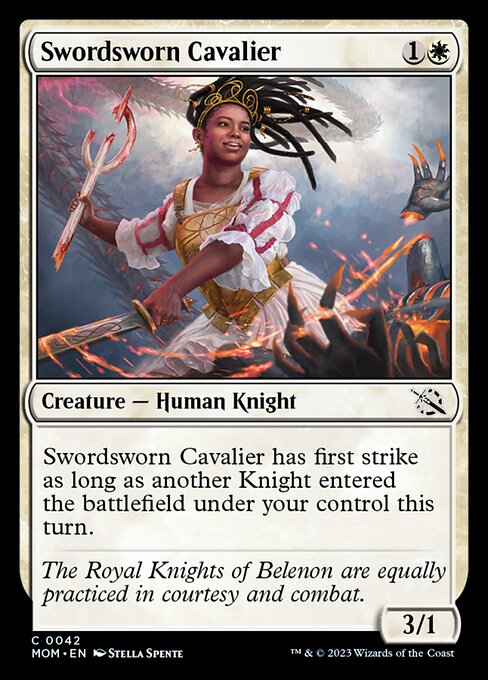 剣誓いの騎兵/Swordsworn Cavalier [MOM]