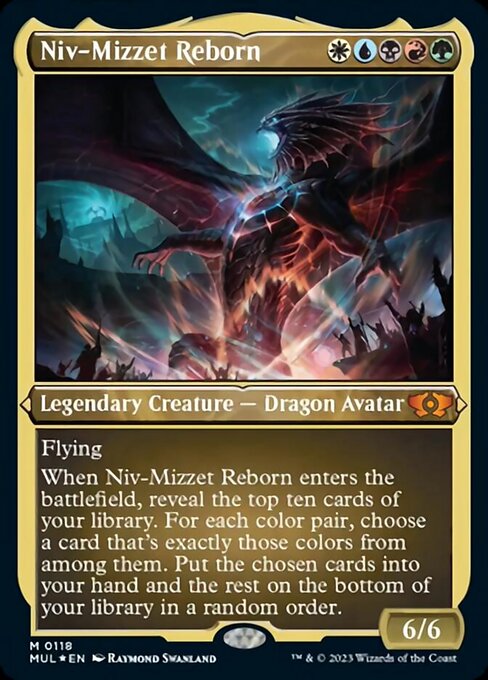 ニヴ＝ミゼット再誕/Niv-Mizzet Reborn [MUL][FOIL][エッチング]