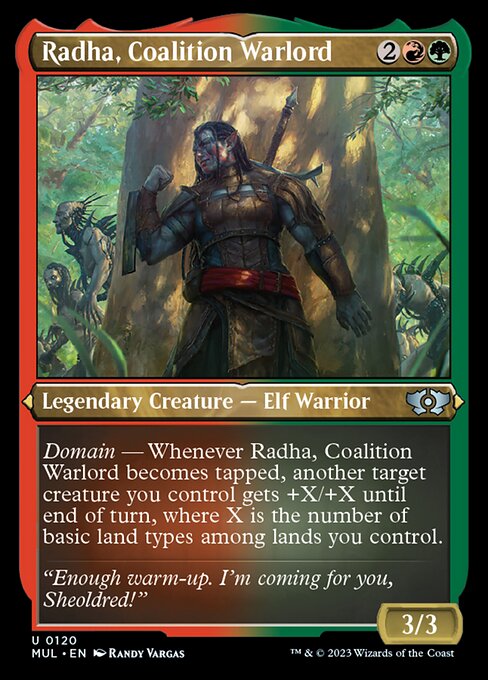 連合の大将軍、ラーダ/Radha, Coalition Warlord [MUL][FOIL][エッチング]