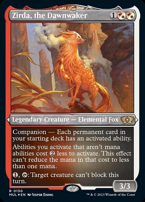 黎明起こし、ザーダ/Zirda, the Dawnwaker [MUL][FOIL][エッチング]