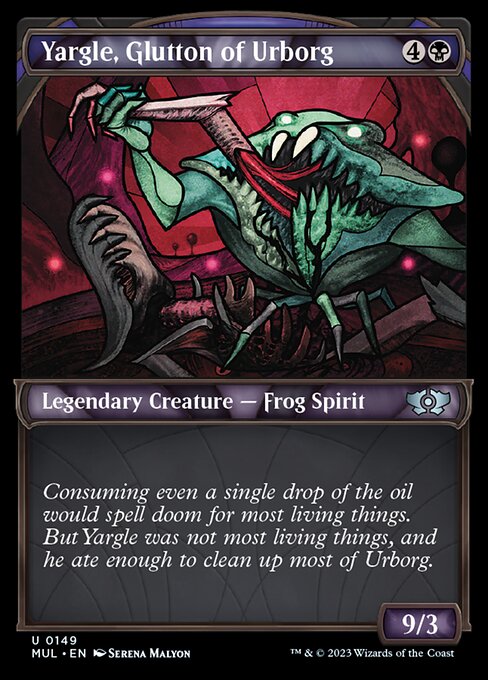 アーボーグの暴食、ヤーグル/Yargle, Glutton of Urborg [MUL][FOIL][ハロー]