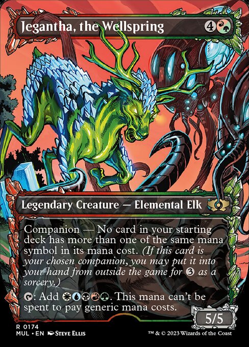 湧き出る源、ジェガンサ/Jegantha, the Wellspring [MUL][FOIL][ハロー]