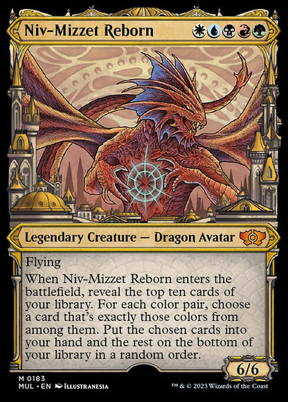 ニヴ＝ミゼット再誕/Niv-Mizzet Reborn [MUL][FOIL][ハロー]