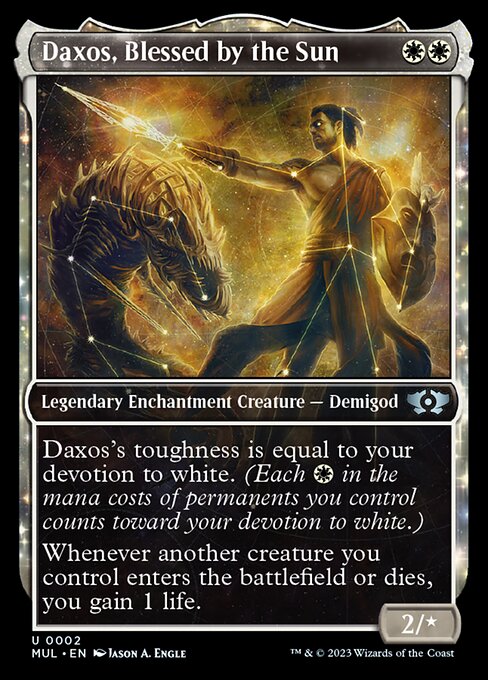 太陽に祝福されしダクソス/Daxos, Blessed by the Sun [MUL][FOIL]