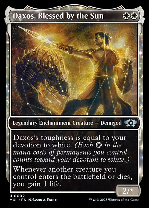 太陽に祝福されしダクソス/Daxos, Blessed by the Sun [MUL][FOIL]