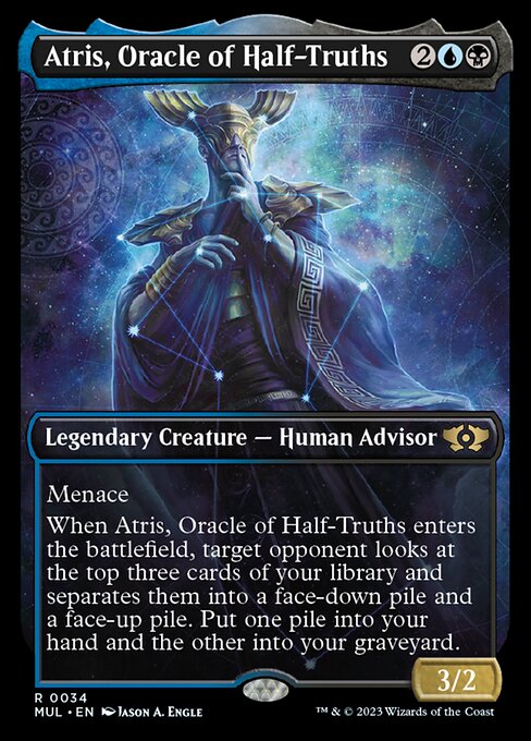 半真実の神託者、アトリス/Atris, Oracle of Half-Truths [MUL][FOIL]