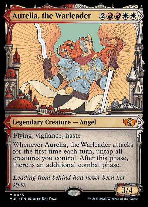 戦導者オレリア/Aurelia, the Warleader [MUL][FOIL]